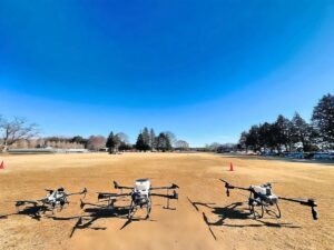 DJI T10 T30 T25 3機種揃い踏み