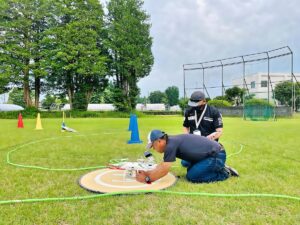 「飛行前点検」電源入力からパラメーターの確認