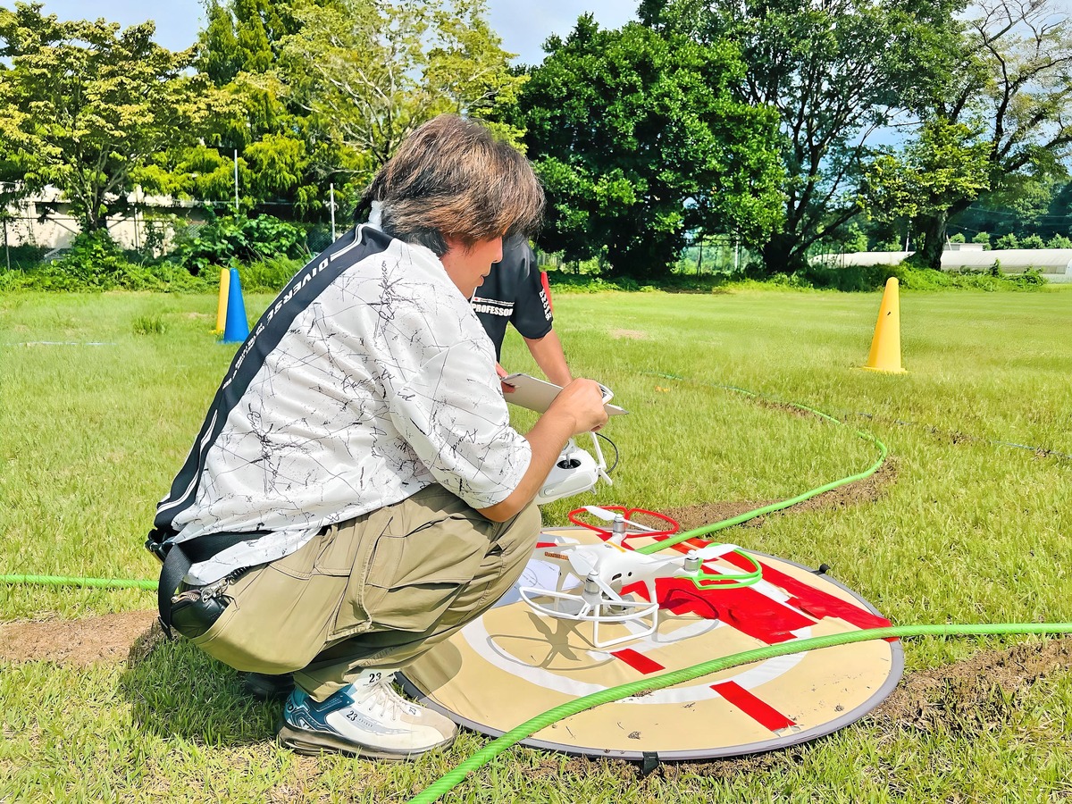 「飛行前点検」パラメーターを目視し設定ミスを確認