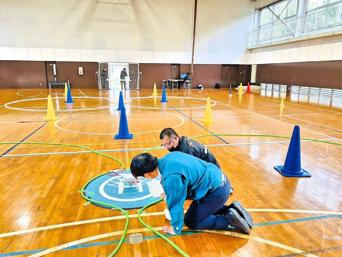 「飛行前点検」パラメーターの確認など最終点検です