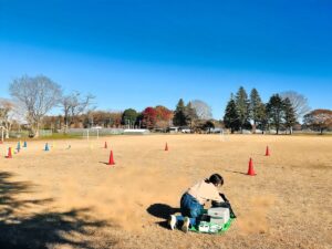 一等女子による技能保持訓練。Aモードで実施します