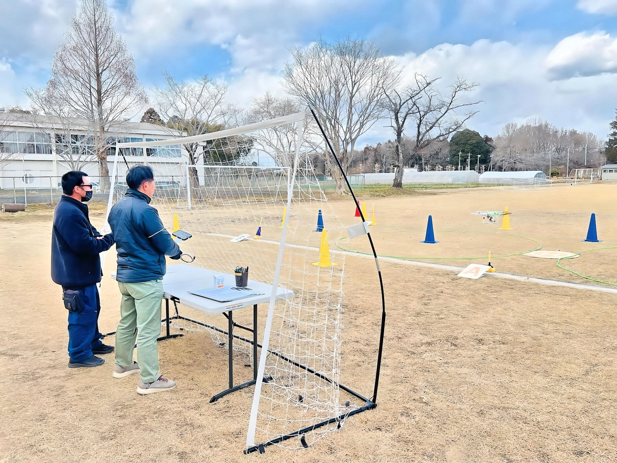 修検前想定訓練です。風速も穏やか、ベストコンディションです